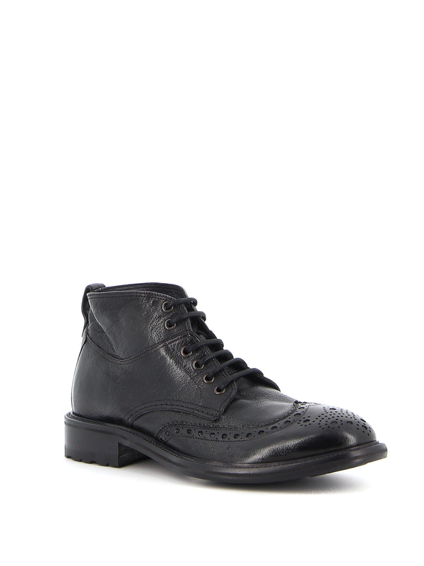 Botti Swallowtail Ankle Boots Black Man-2