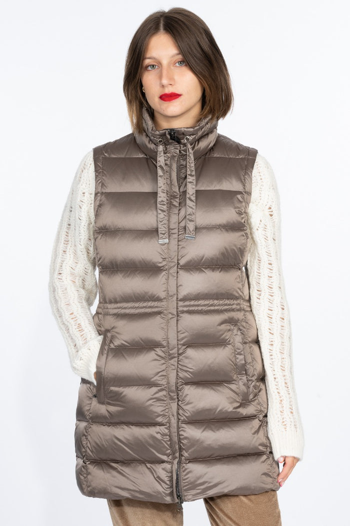 Colmar Originals Piumino Gilet Tortora Donna-3