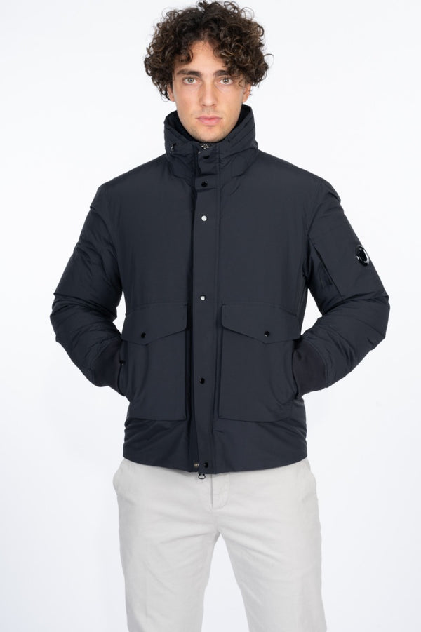 C.p.company Giubbino Micro-m Recycl Nero Uomo
