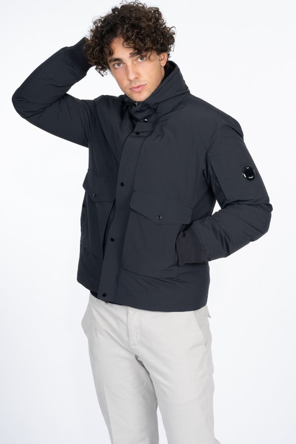 C.p.company Giubbino Micro-m Recycl Nero Uomo-2