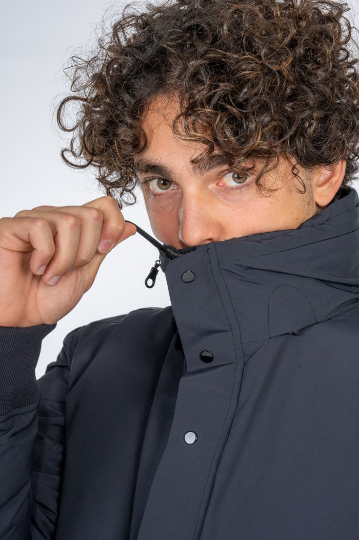 C.p.company Giubbino Micro-m Recycl Nero Uomo-4