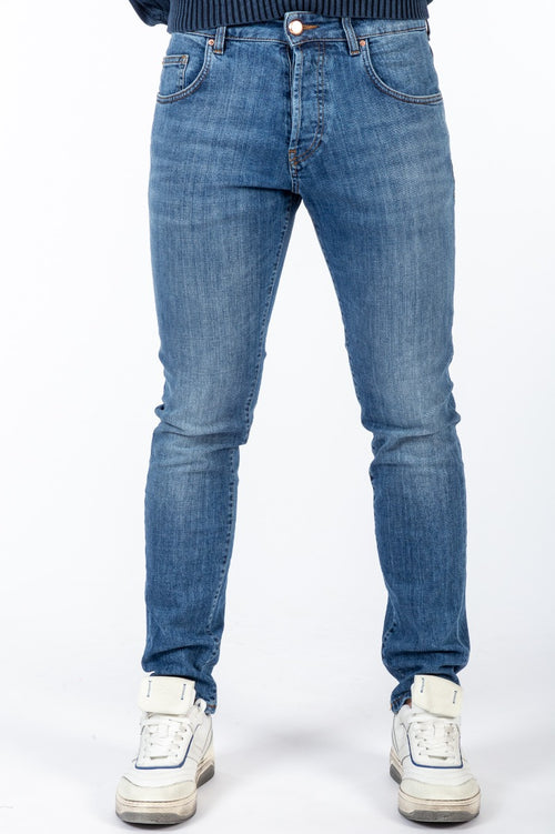 Don The Fuller Slim Denim Medium Man Jeans Pants-2