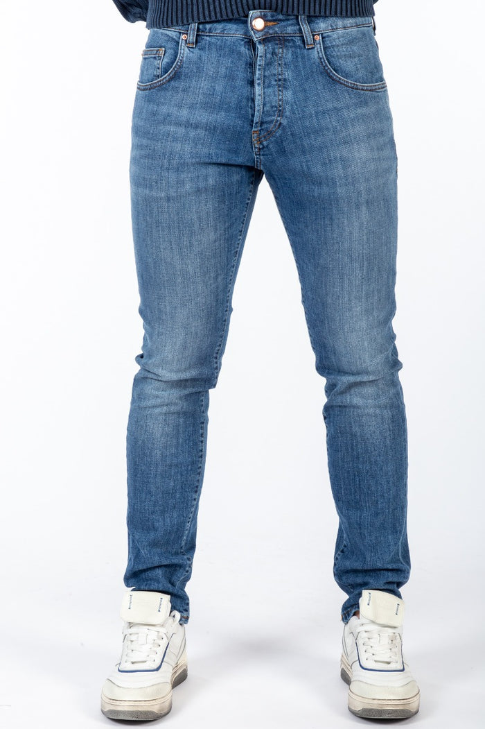 Don The Fuller Pantalone Jeans Slim Denim Medio Uomo-2