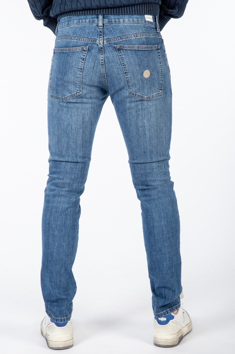 Don The Fuller Pantalone Jeans Slim Denim Medio Uomo-3