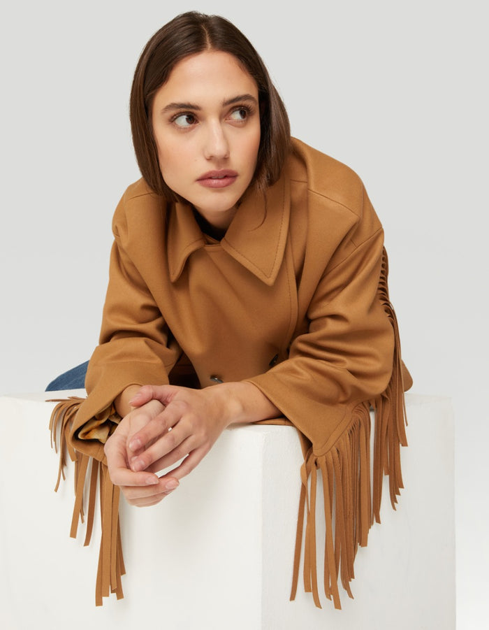Dondup Peacot Biscotto Donna-4