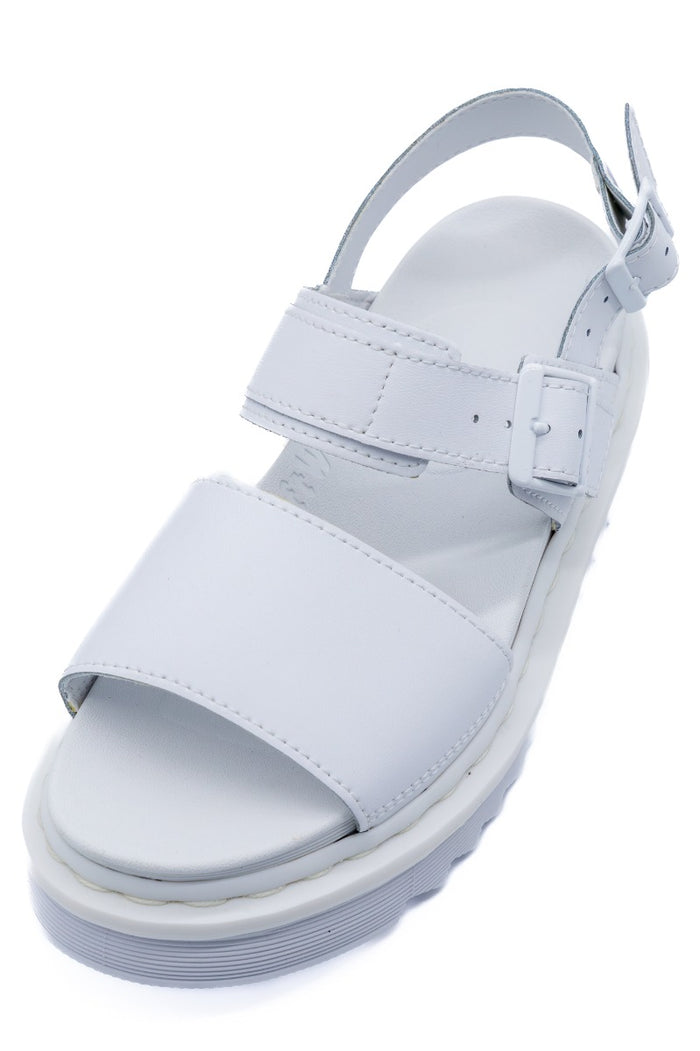 Dr. Martens Sandalo Fascia Bianco Donna-4