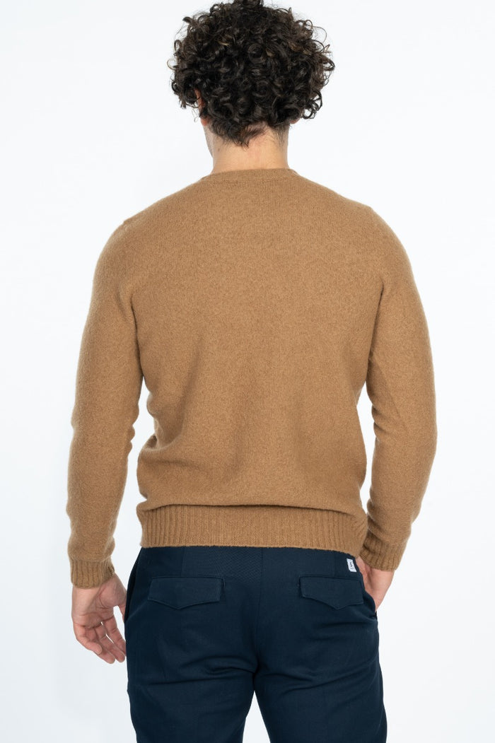 Drumohr Maglia Lana Cammello Uomo-2