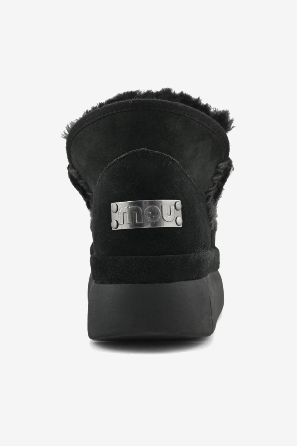 Mou Bounce Welt Sneaker Suede da donna in nero-4