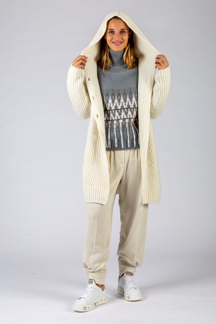 Fabiana Filippi Maglia Panna Donna