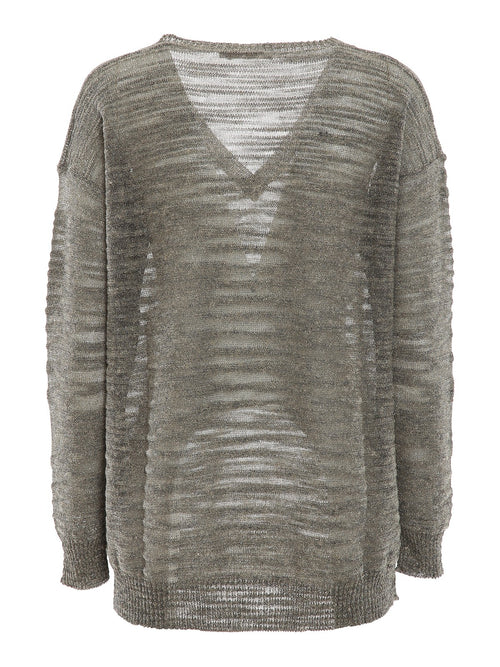 Fabiana Filippi Dark Gray Sweater Woman-2