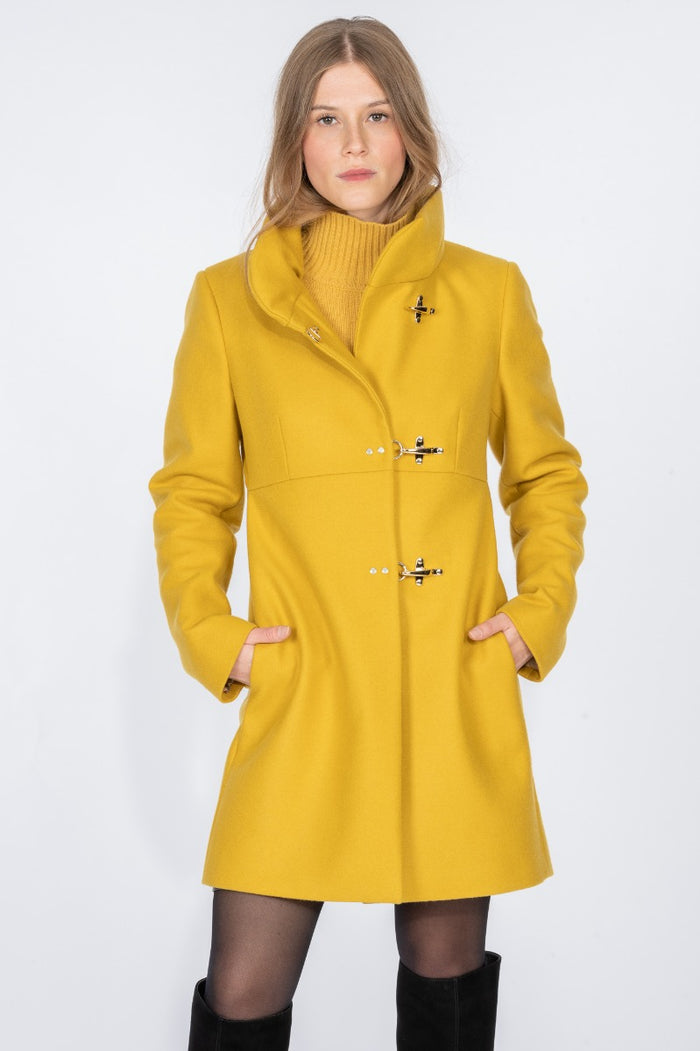 Fay Romantic Yellow Coat Woman