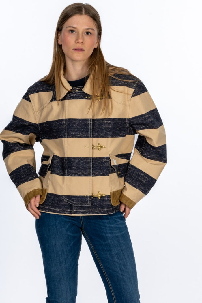 Fay 3 Ganci Mini Archive Crema/jeans Donna