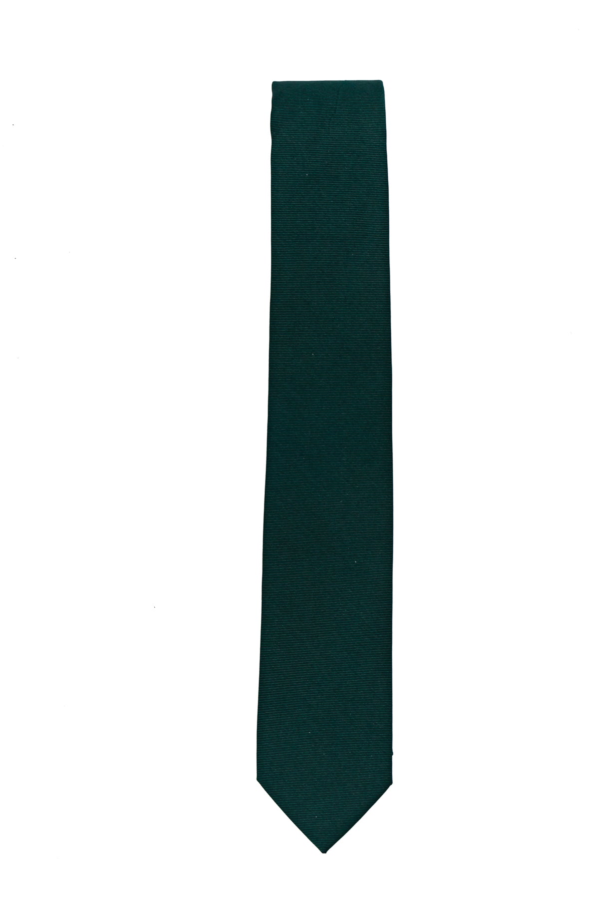Franco Bassi Cravatta Twill Oriz Verde Scuro Uomo-1