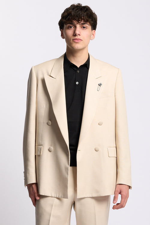 Lardini Giacca Soiree Doppiopetto Sabbia Uomo