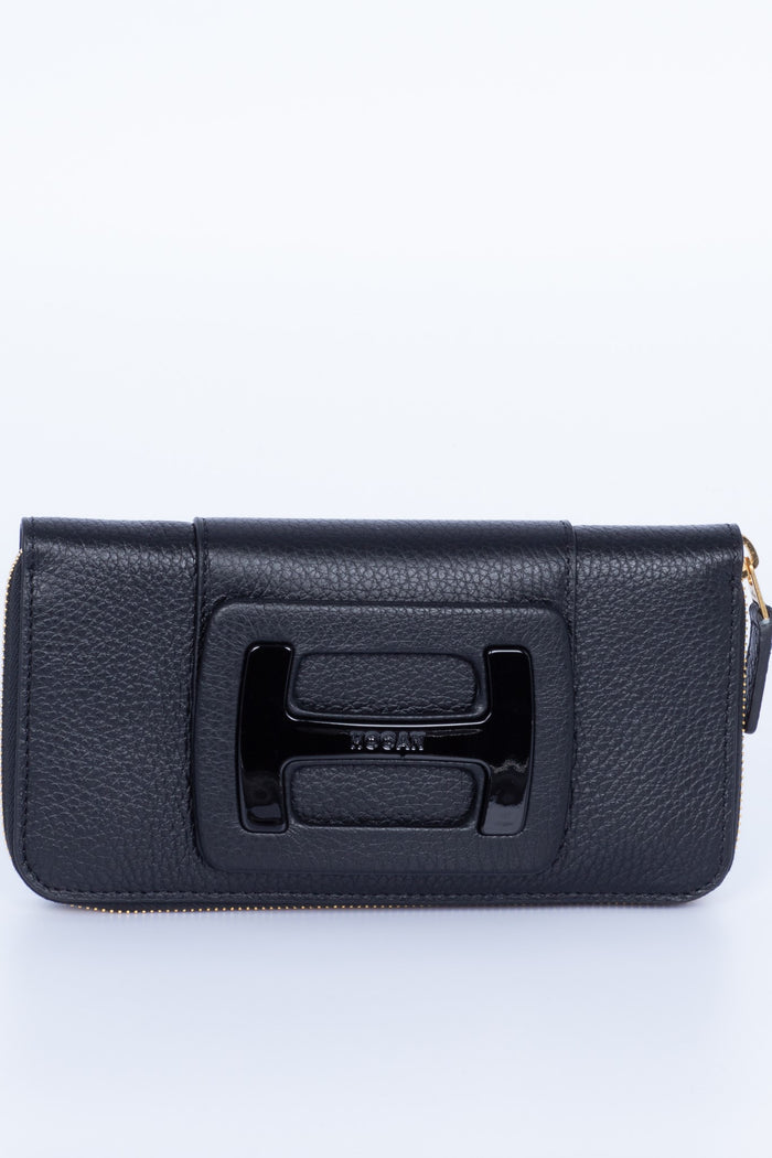 Orciani Wallet Sm Ventaglio Black Woman - Motta Fashion Place