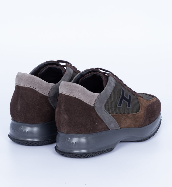 Hogan Interactive H Flock Marrone Uomo-4