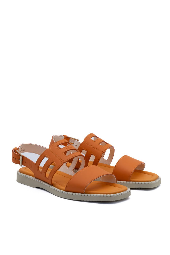 Hogan Sandalo Fascia Arancio Donna-2