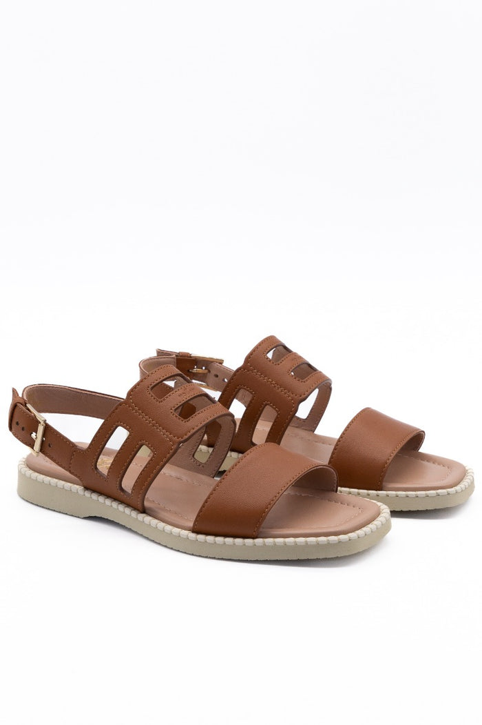Hogan Sandalo Fascia Cuoio Donna-2