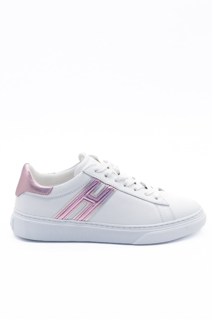Hogan Sneaker H365 Bianco/rosa Donna
