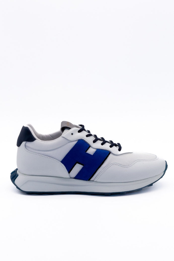Hogan Sneaker H601 H Patch Bianco/blu Uomo-1