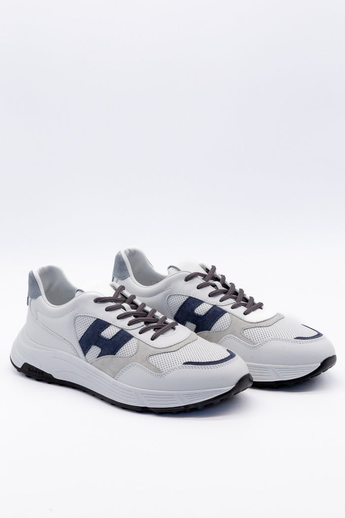 Hogan Sneaker Hyperlight Punzonato Bianco/blu Uomo-2