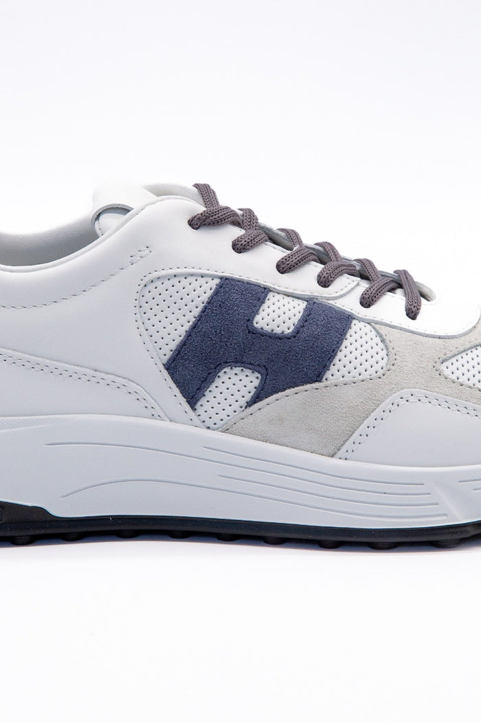 Hogan Sneaker Hyperlight Punzonato Bianco/blu Uomo-3
