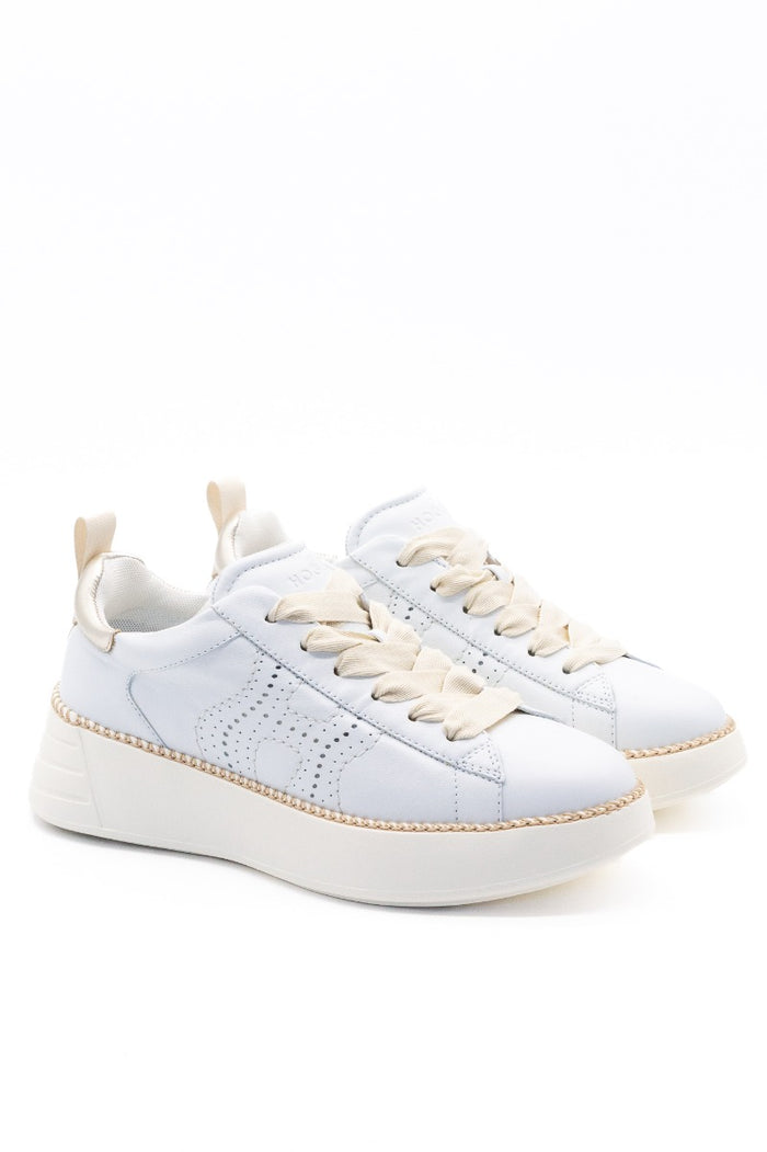 Hogan Sneaker H636 Forata Bianco/platino Donna-2
