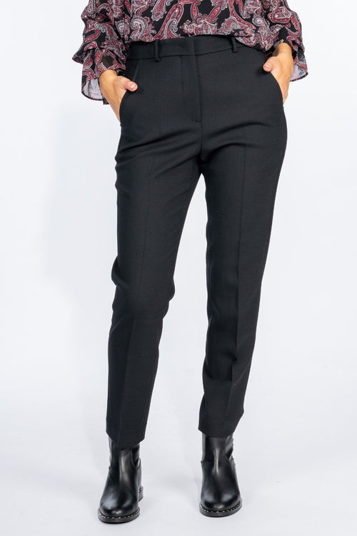 Slowear Pantalone Galene con Elastico Nero Donna-2