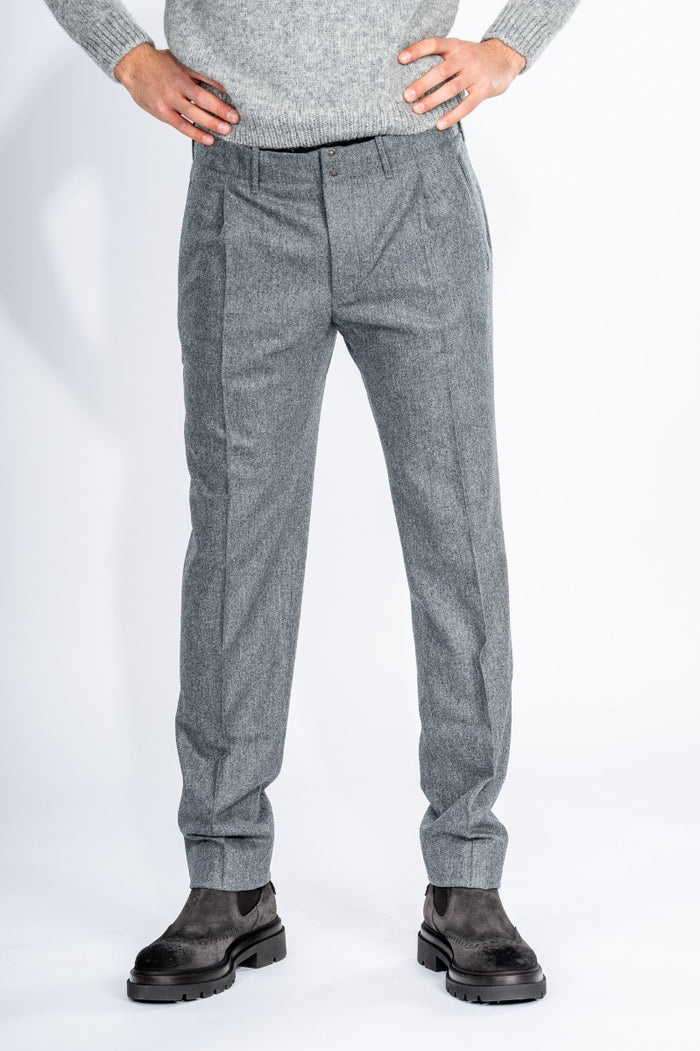 Incotex Verve Pants Medium Gray Man-2