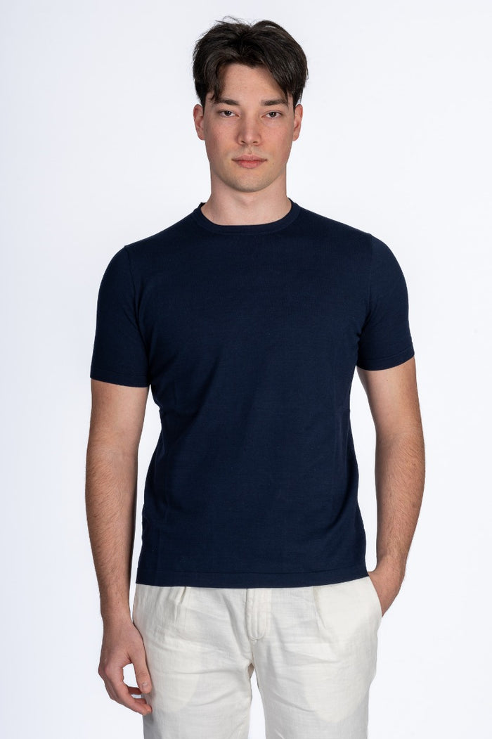 Kangra T-shirt Navy Blu Uomo