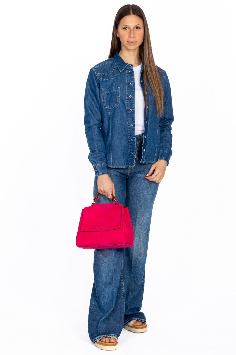 Latino' Women's Jeans Shirt-2
