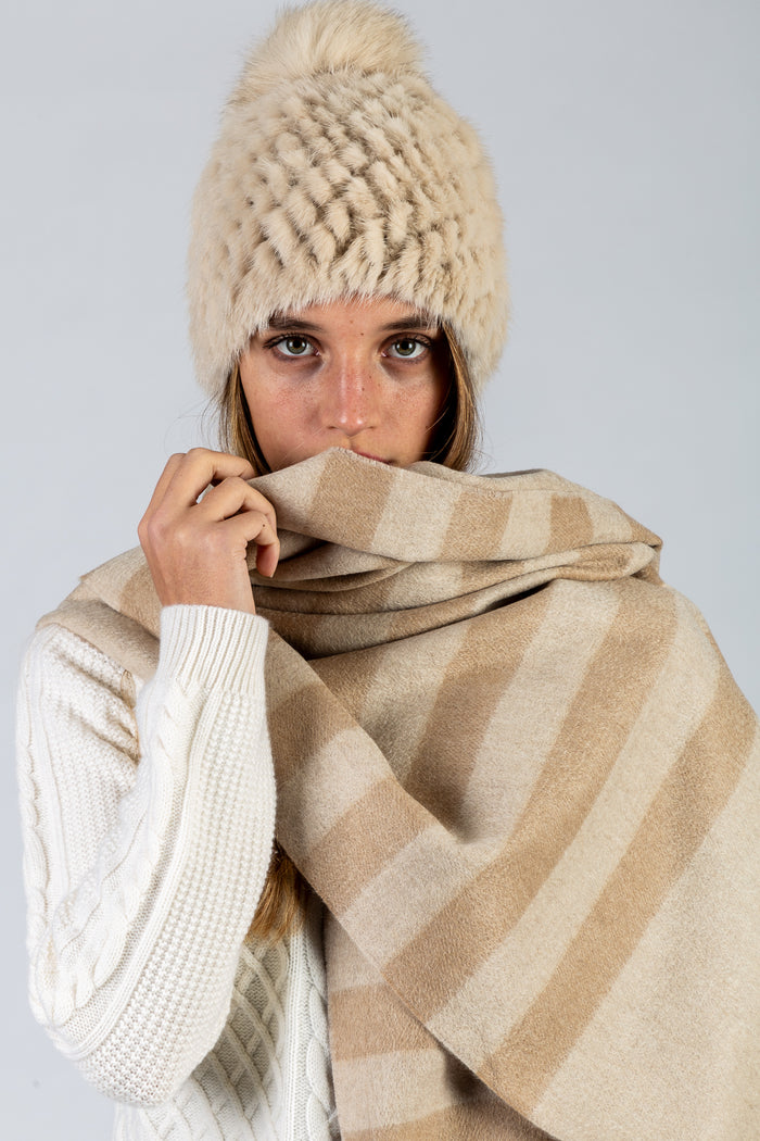 Max Mara Stola Cammello Donna-2