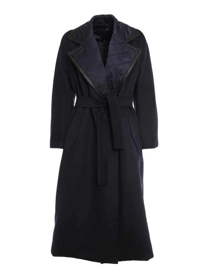 Max Mara Cappotto Morris Blu Donna