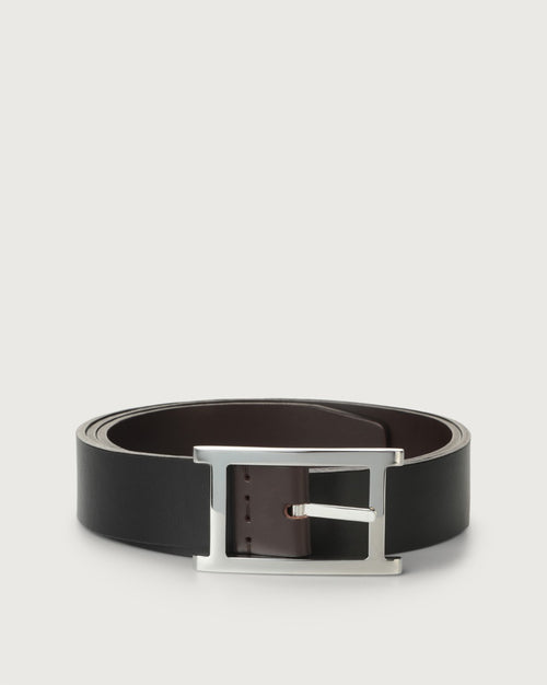 Orciani Double Monaco Belt Ebony/black Man