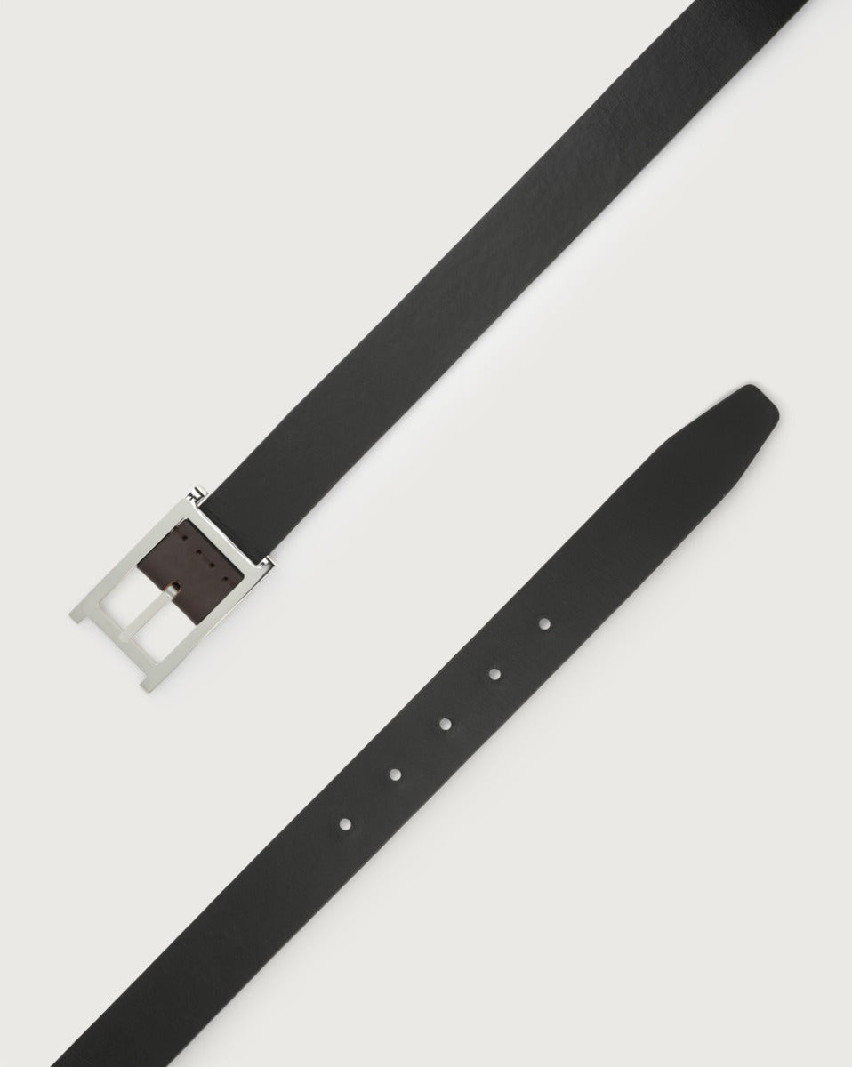 Orciani Double Monaco Belt Ebony/black Man-2