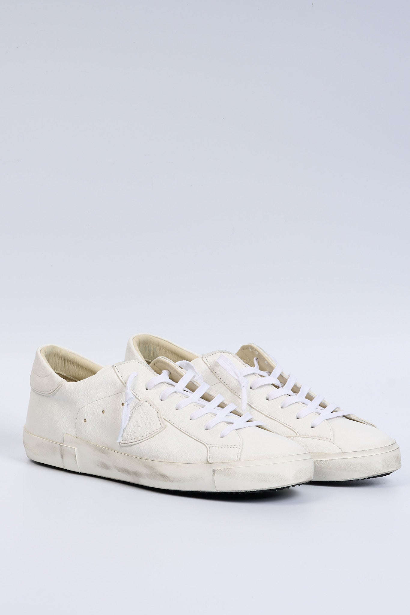 Philippe model Sneaker PARIS Pelle Bianco Uomo-4