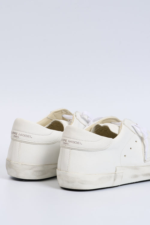Philippe model Sneaker PARIS Pelle Bianco Uomo-2