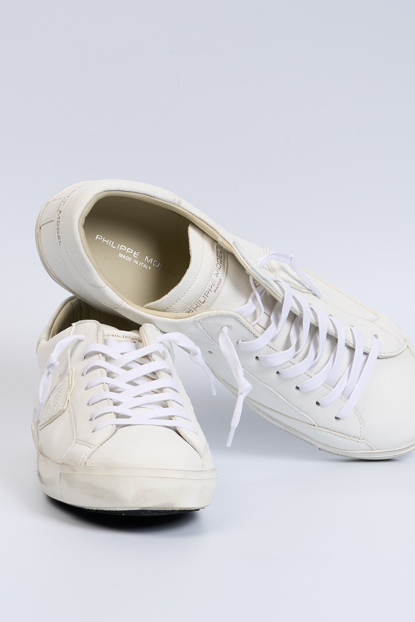 Philippe model Sneaker PARIS Pelle Bianco Uomo-6