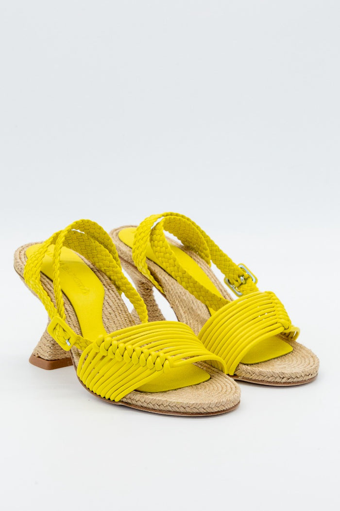 Paloma Barcelo' Sandalo Tacco Lime Donna-2