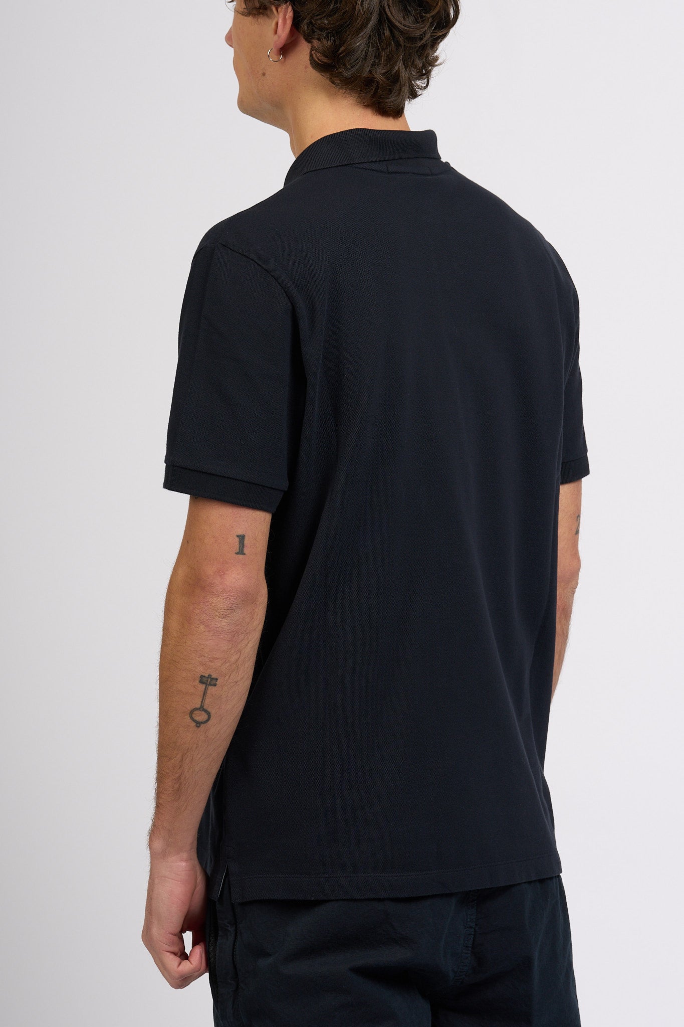 Stone island Polo Slim Fit Blu Uomo-4