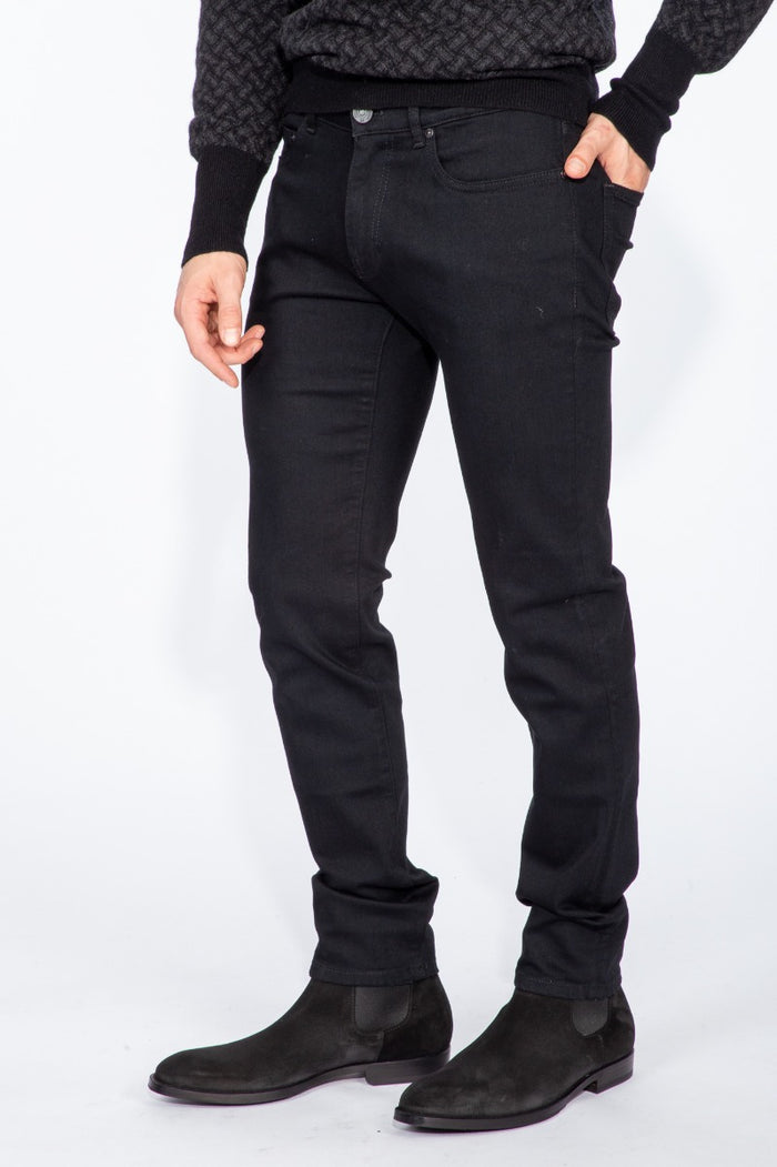 Pt Torino Jeans Nero Uomo-4