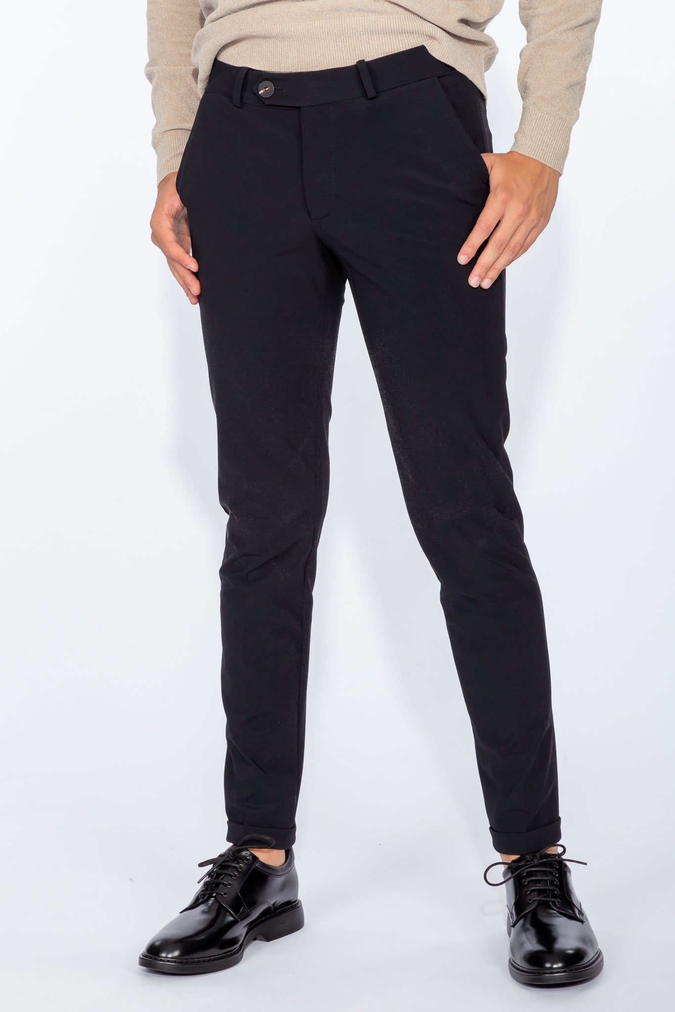 Rrd Pantalone Winter Chino Nero Uomo-3