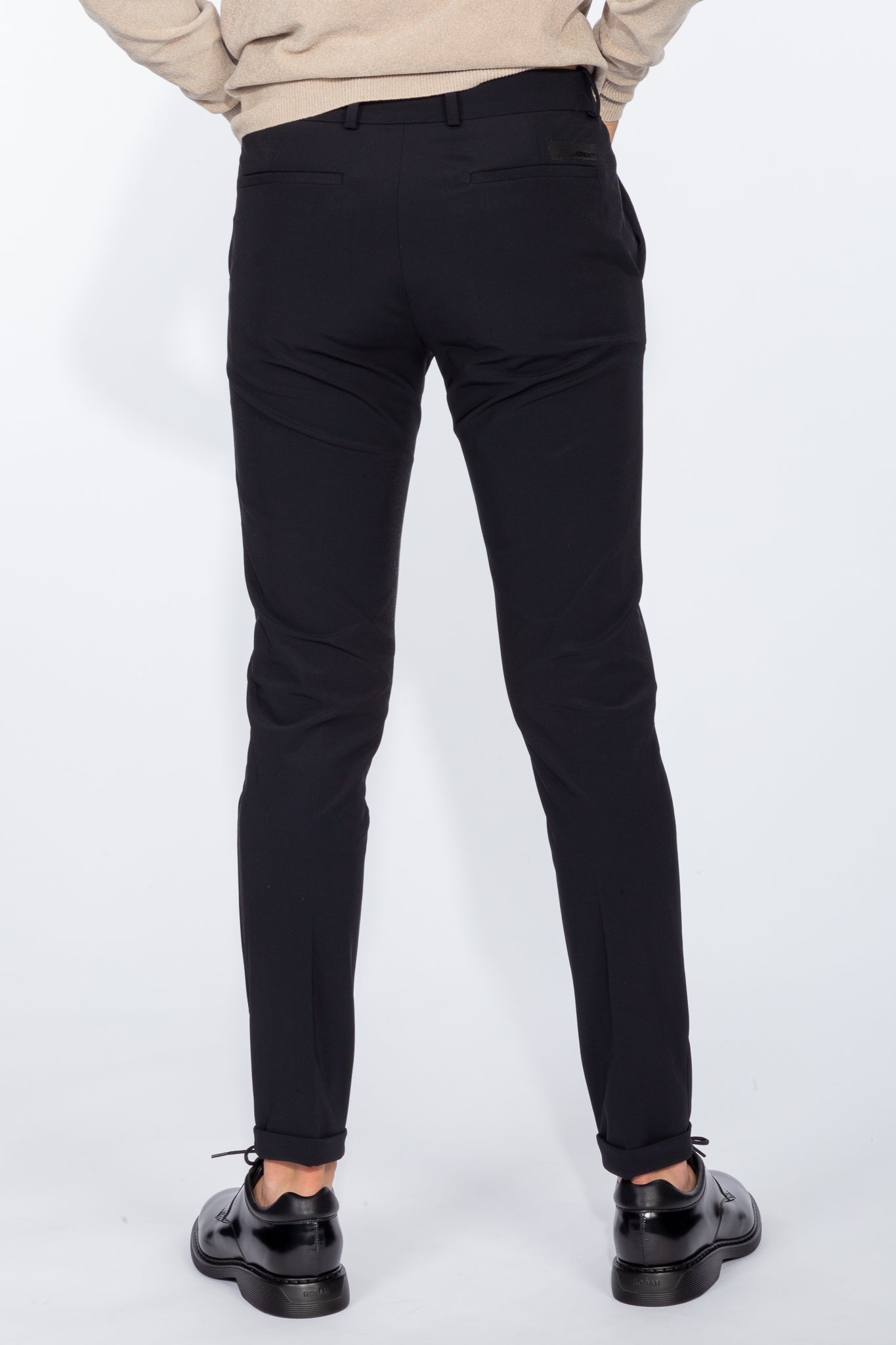 Rrd Pantalone Winter Chino Nero Uomo-4