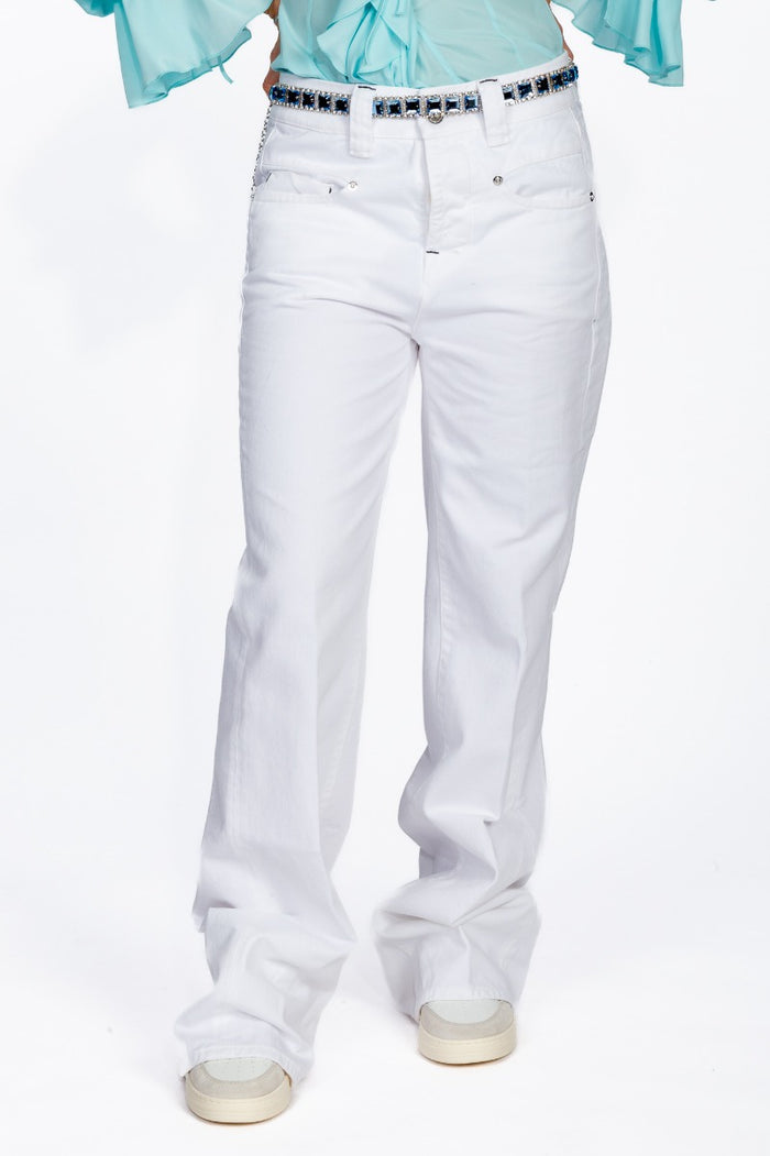 Seafarer Pantalone Nilo Bianco Donna