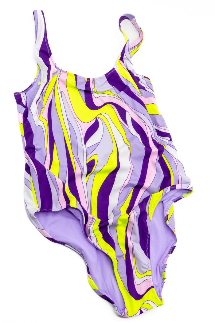 Mc2 Saint Barth Costume Intero Onde Lilla Donna