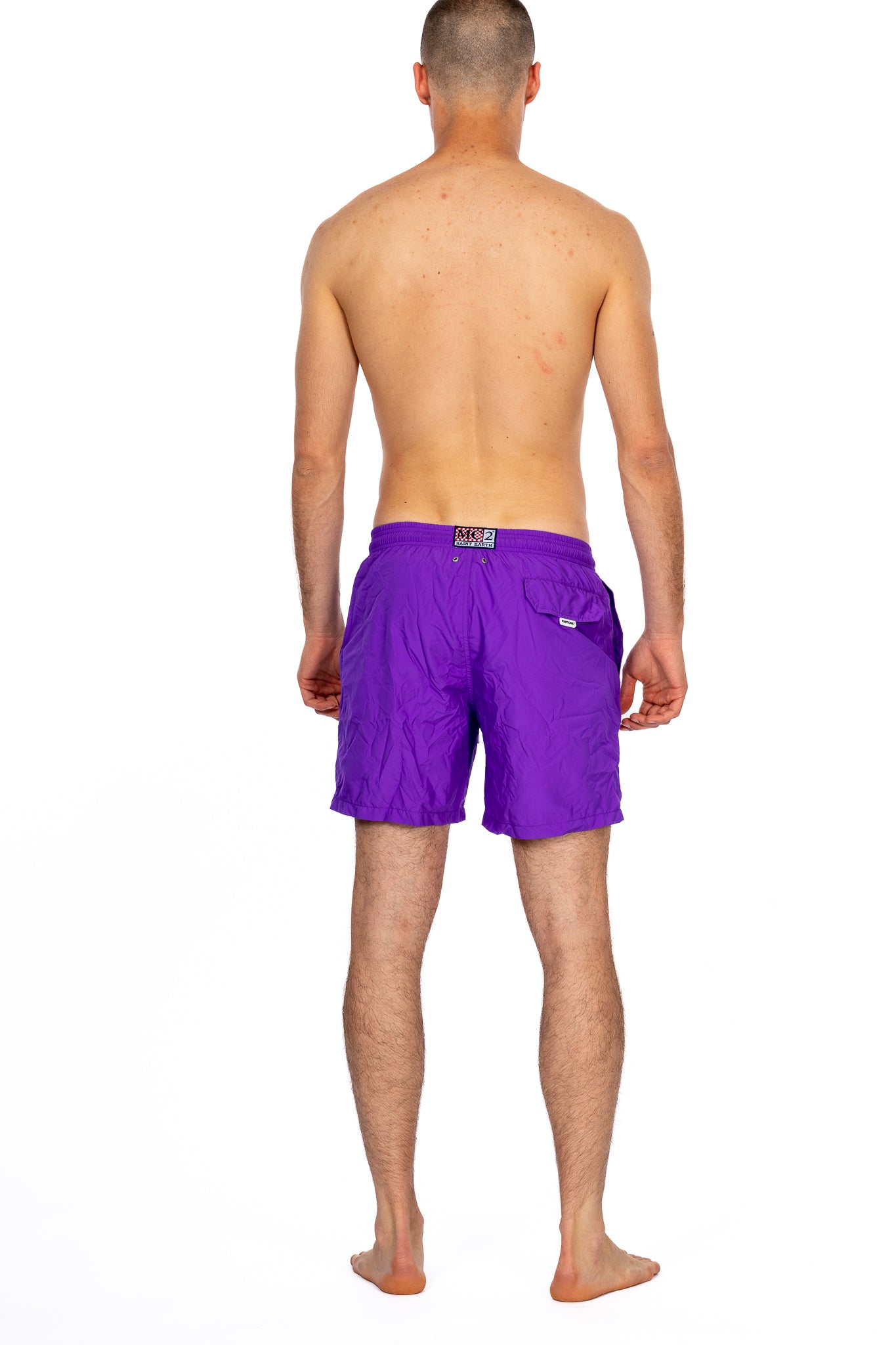 Mc2 Saint Barth Costume Mare Pantone Viola Uomo-6