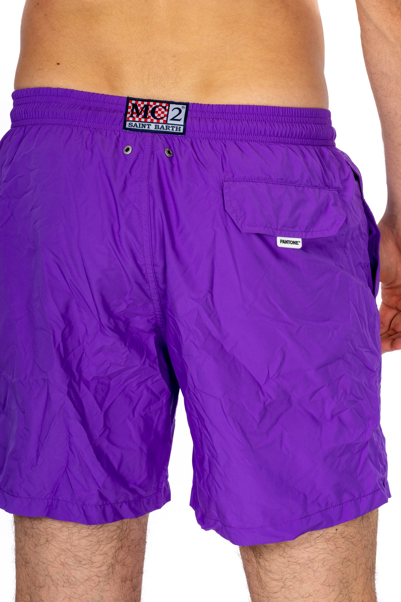 Mc2 Saint Barth Costume Mare Pantone Viola Uomo-3