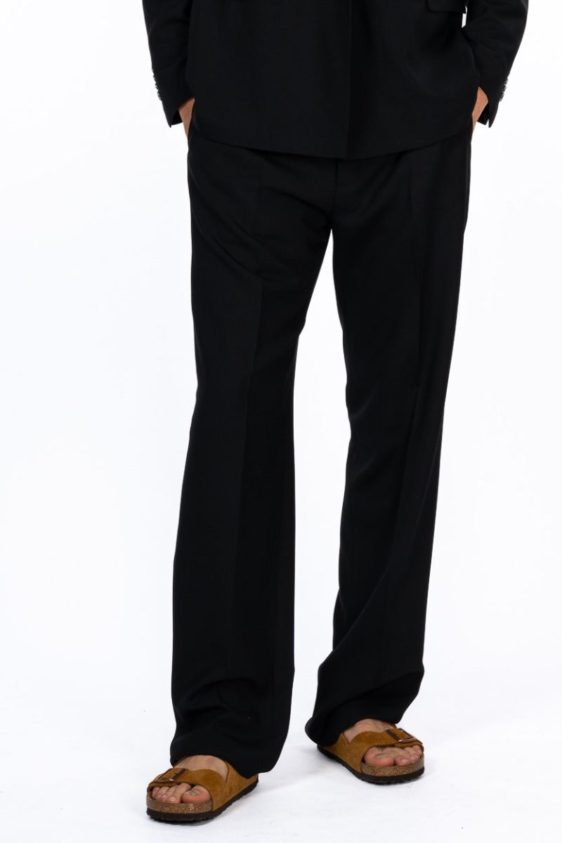 Pinolerario Black Gabardine Suit for Man-5