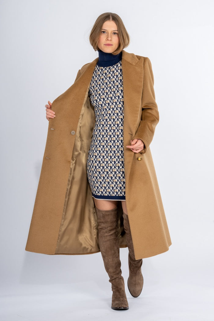 Tagliatore Cappotto Cammello Donna-4