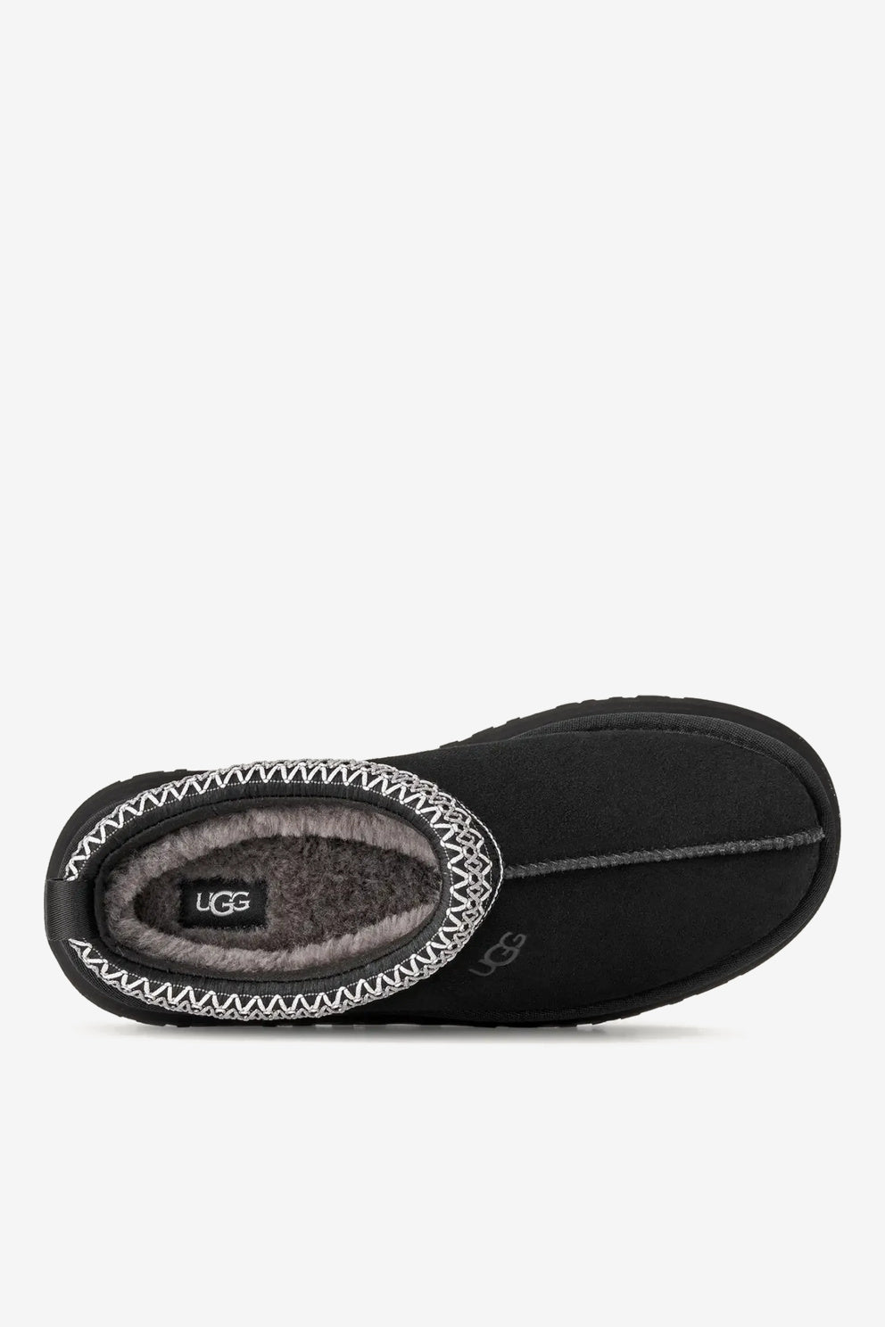 UGG Pantofola Tazz Plateau Donna in pelle scamosciata nera-4
